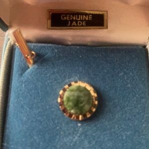 Genuine Jade Tie Clasp